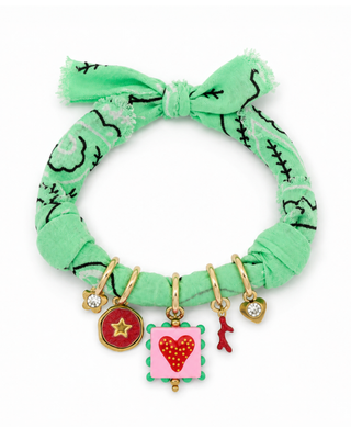 BRACCIALE BANDANA VERDE