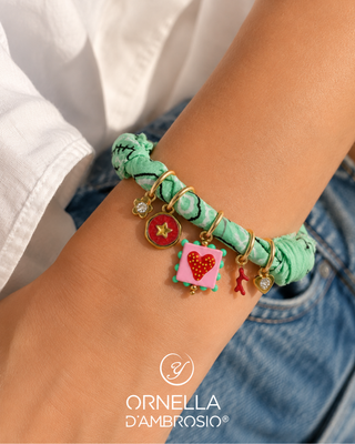 BRACCIALE BANDANA VERDE