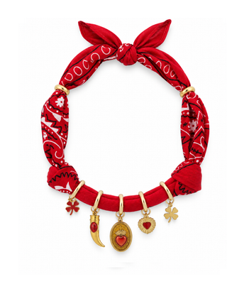 COLLANA BANDANA GOOD LUCK