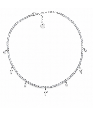 COLLANA TENNIS CROSS CHARMS
