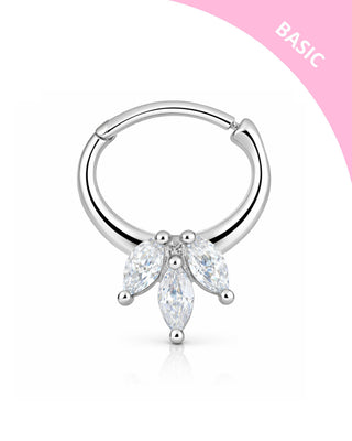 DAITH PETAL DROP SILVER