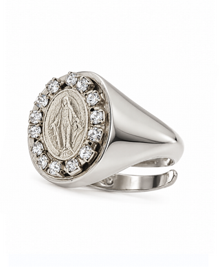 ANELLO SIGILLO MADONNA LUCE DIVINA