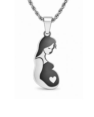 COLLANA MUM TO BE SILVER