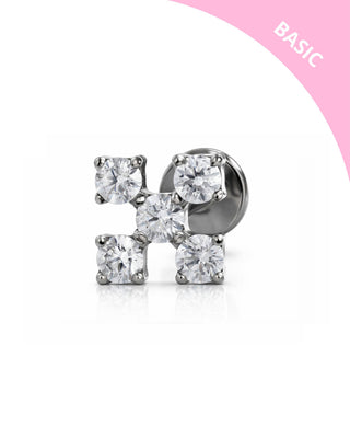 PIERCING CROSS LIGHT SILVER