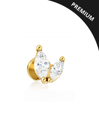 PIERCING DOUBLE MARQUISE