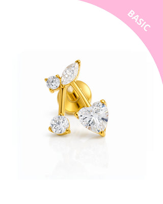 PIERCING DROP LINE GOLD