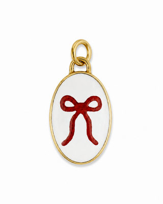 CHARM OVALE FIOCCO RED