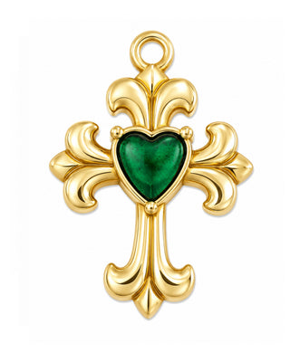 CHARM CROCE CUORE