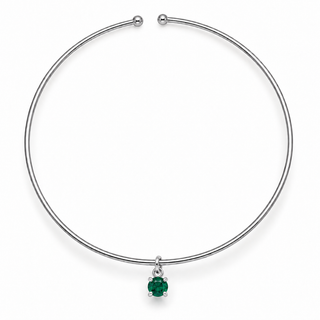 COLLIER PUNTO LUCE silver