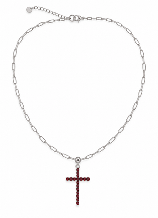 COLLANA CROSS silver