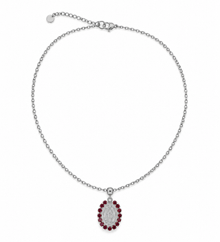 COLLANA MADONNINA COLOR silver