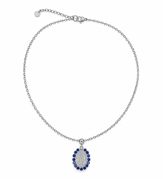 COLLANA MADONNINA COLOR silver