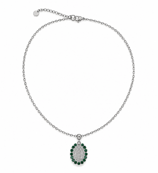 COLLANA MADONNINA COLOR silver