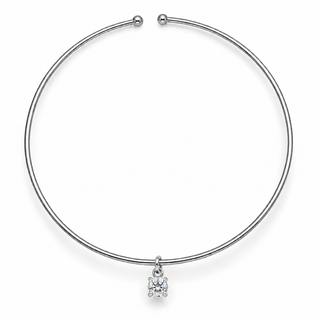 COLLIER PUNTO LUCE silver