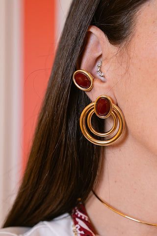 ORECCHINI DOUBLE CIRCLE