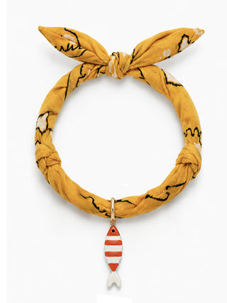 COLLANA BANDANA GIALLO POSITANO