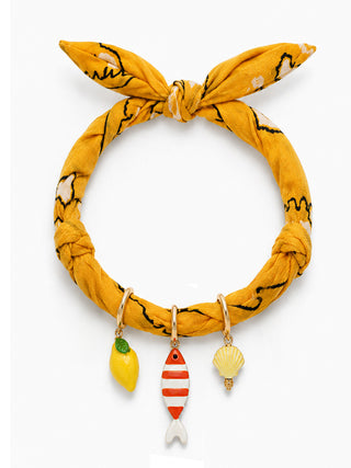 COLLANA BANDANA GIALLO POSITANO