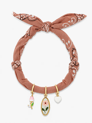 COLLANA BANDANA INCANTO MOKA