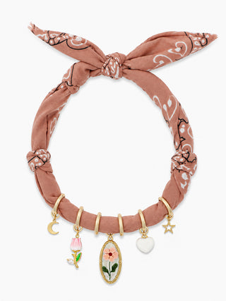 COLLANA BANDANA INCANTO MOKA