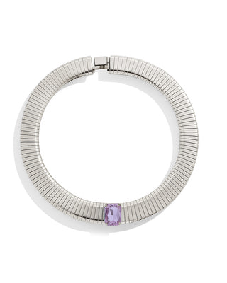 COLLANA COBRA STONE ARGENTO