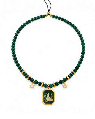 COLLANA BIRD GREEN