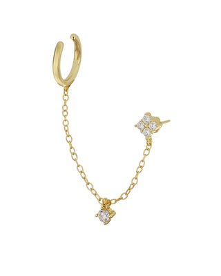 TOPPINE ROMBETTO CON EARCUFF