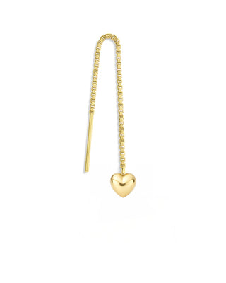 ORECCHINO SALISCENDI CUORE BOMBATO