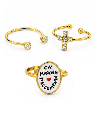 TRIS ANELLI ANELLI TRINITA'