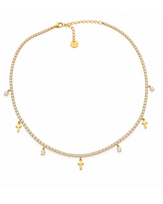 COLLANA TENNIS CROSS CHARMS